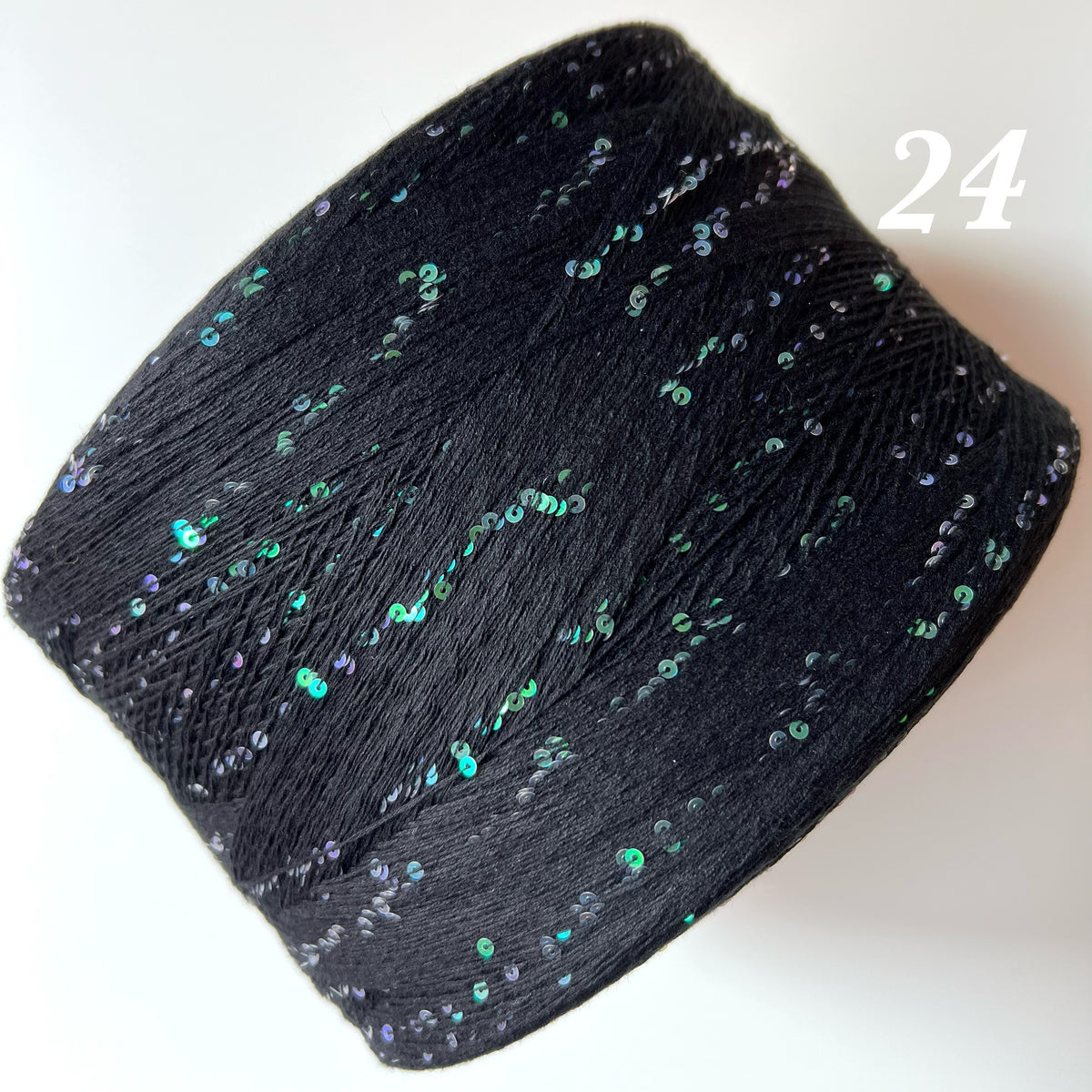 Cekiny na bawełnie 3mm - 24