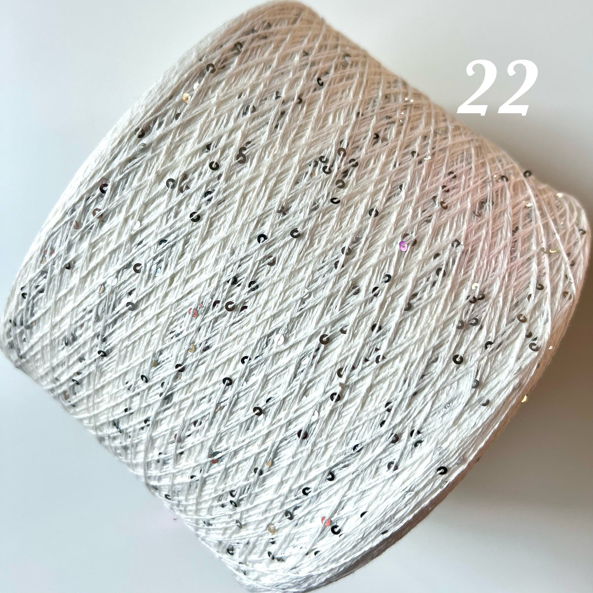 Cekiny na bawełnie 3mm - 22