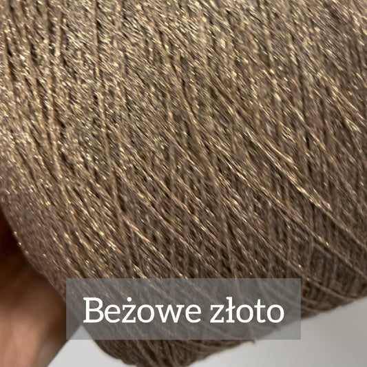 LUREX wiskozowy - beżowy
