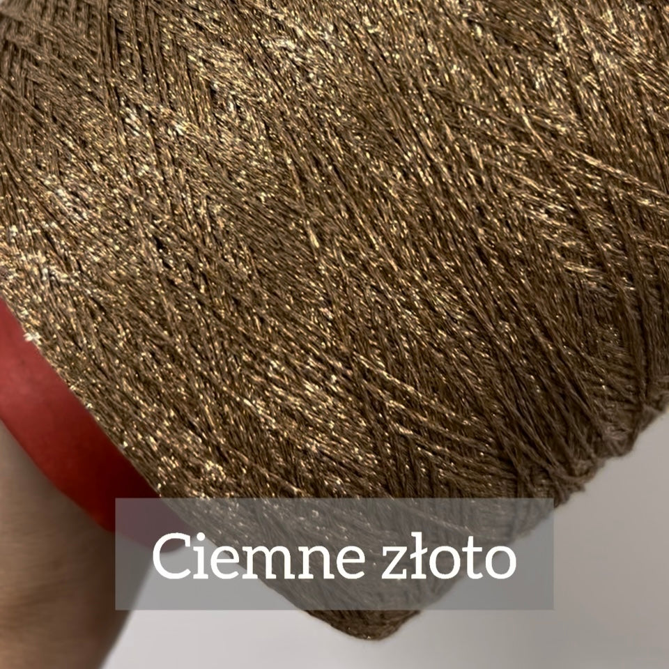 LUREX wiskozowy - złoty