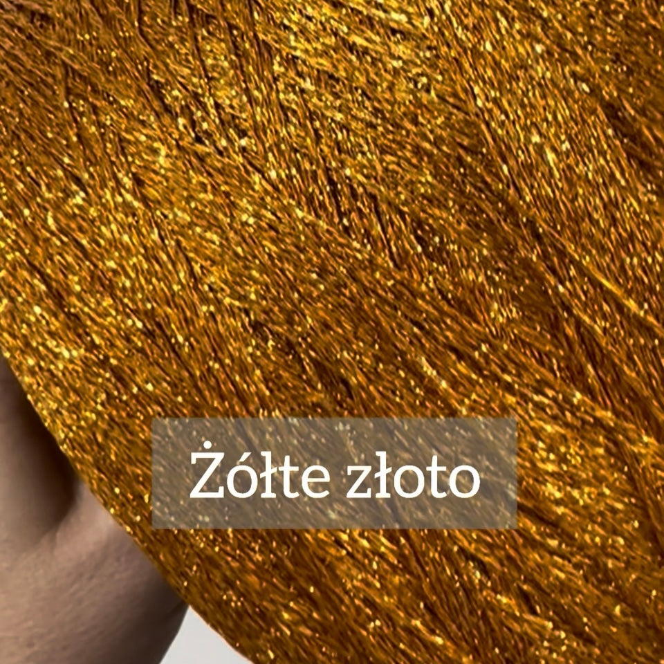 LUREX wiskozowy - żółty